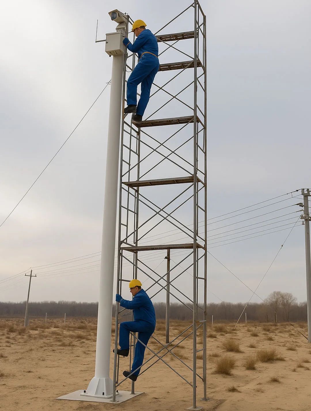 Kazakstan-pypleiding sekuriteitsmoniteringprojekek